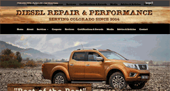 Desktop Screenshot of dieselrepairparker.com